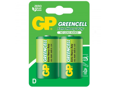 Батерия 1.5V R20 D Zinc Greencell GP